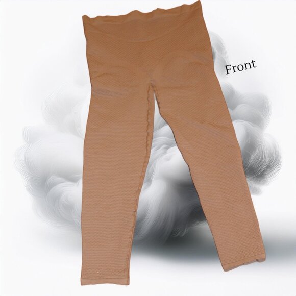 Bioflect Waffle Massage Compression Nude Sensitive Skin Support Full Leggings 4X - Picture 3 of 7